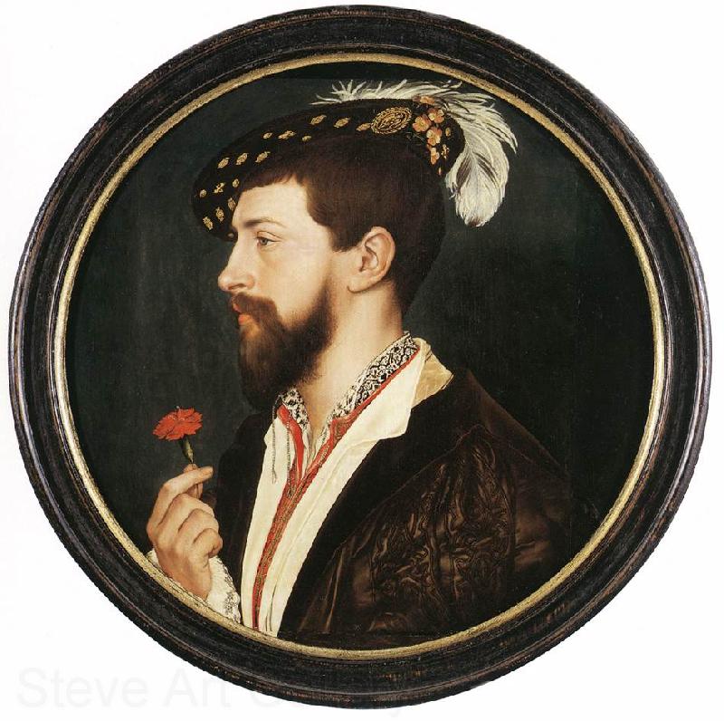 HOLBEIN, Hans the Younger Portrait of Simon George sf Norge oil painting art